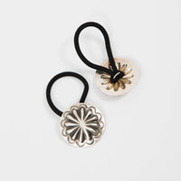 Concho Navajo Southwest Hair Tie  backside