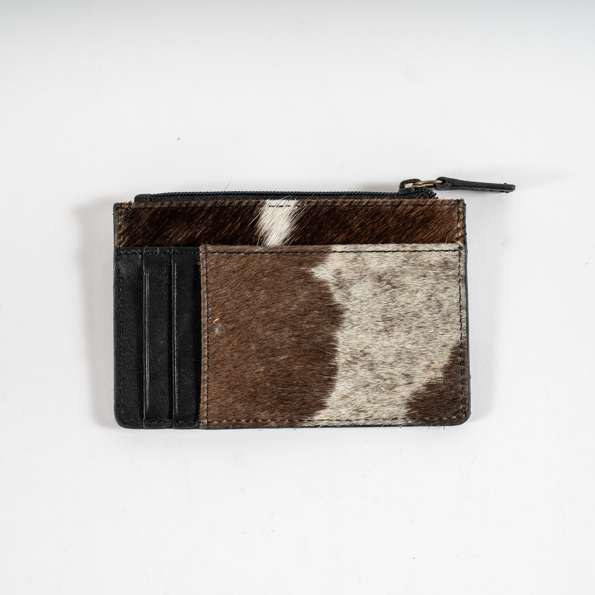 Broadway card holder back cow hide wallet