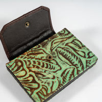 Cowhide Flap Credit Card Holder