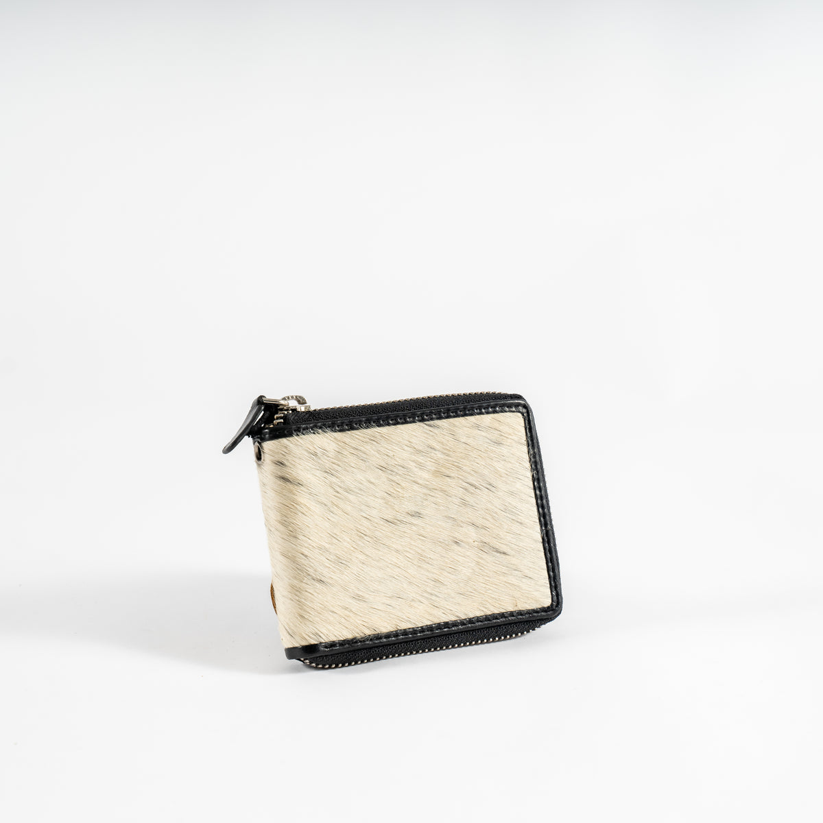 Cowhide Zip Wallet