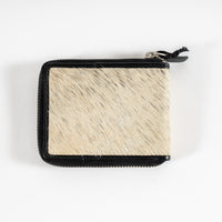 Cowhide Zip Wallet