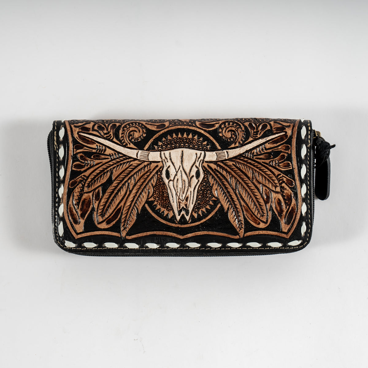 Guardian Wallet front tooled leather