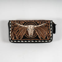 Guardian Wallet front tooled leather