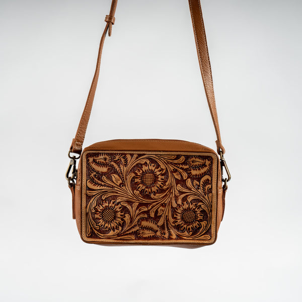 Displaze Hand-Tooled leather purse