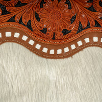 Unstoppable Hand-Tooled bag details