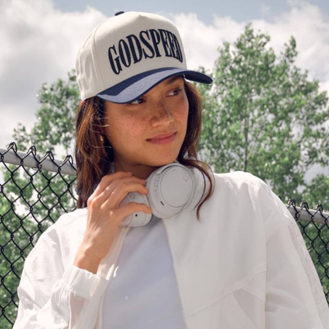 GODSPEED Two-Tone Embroidered Trucker Hat: ONE SIZE