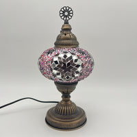 Handmade Turkish Table Lamps - Pink