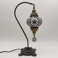 Handmade Half a Heart Turkish Lamps - Purple