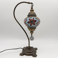 Handmade Half a Heart Turkish Lamps - Dark Multicolor