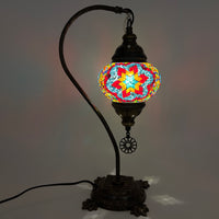 Handmade Half a Heart Turkish Lamps - Dark Multicolor