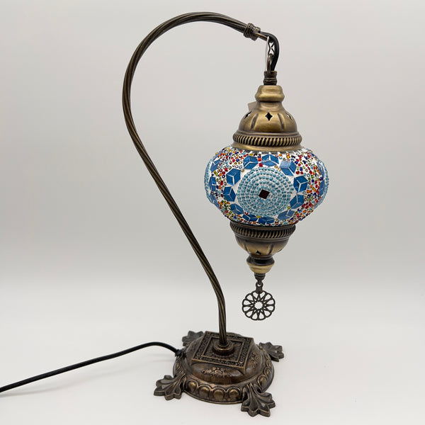 Handmade Half a Heart Turkish Lamps - Light Multicolor