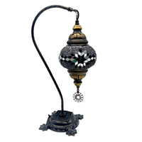 Handmade Half a Heart Turkish Lamps - Dark Purple