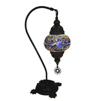 Handmade Half a Heart Turkish Lamps - Dark Purple