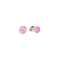 Light Pink Opal Sterling Earrings