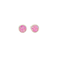 Light Pink Opal Sterling Earrings