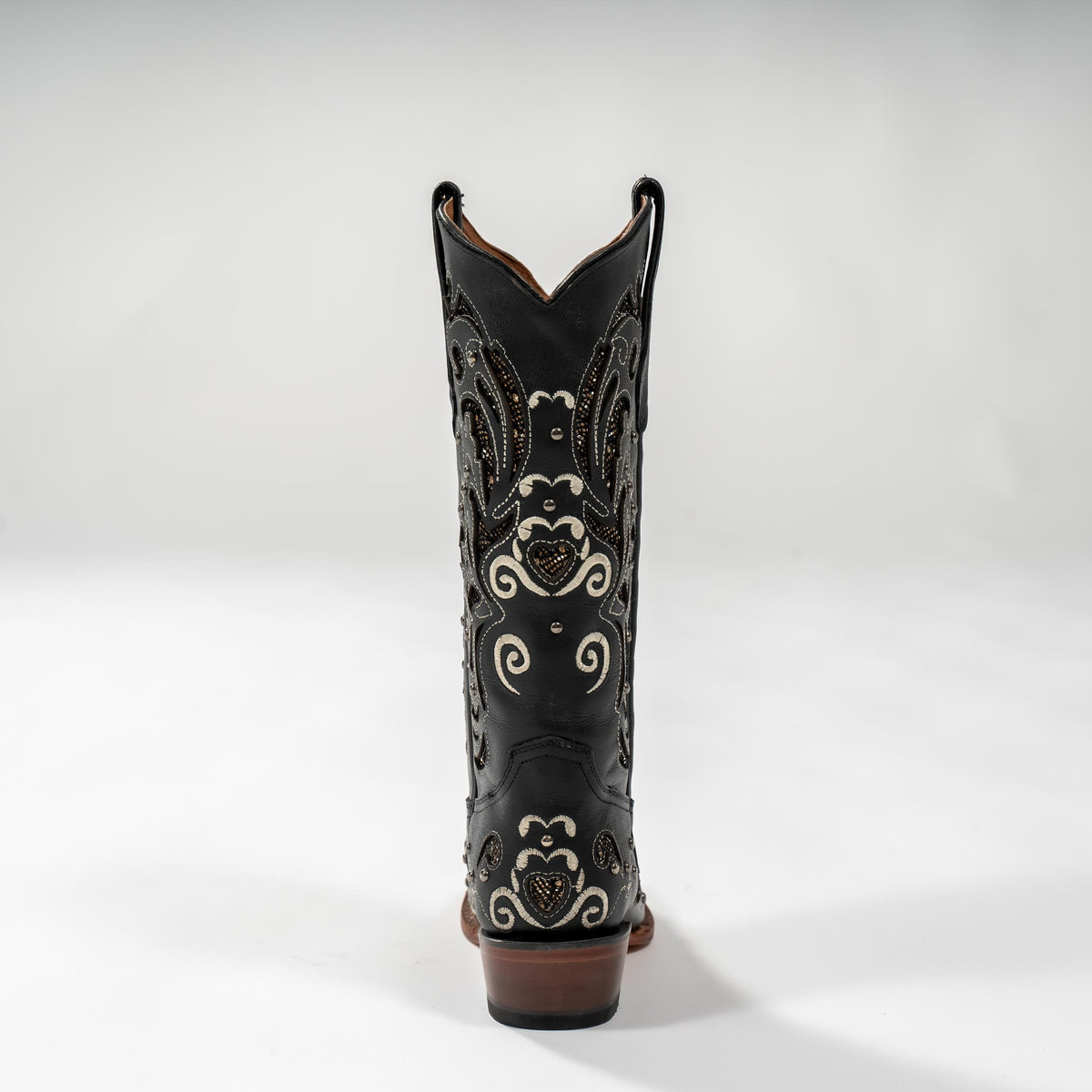 Tanner Mark Boot Venice Black, midnight black  with silver shimmer inlay