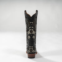 Tanner Mark Boot Venice Black, midnight black  with silver shimmer inlay