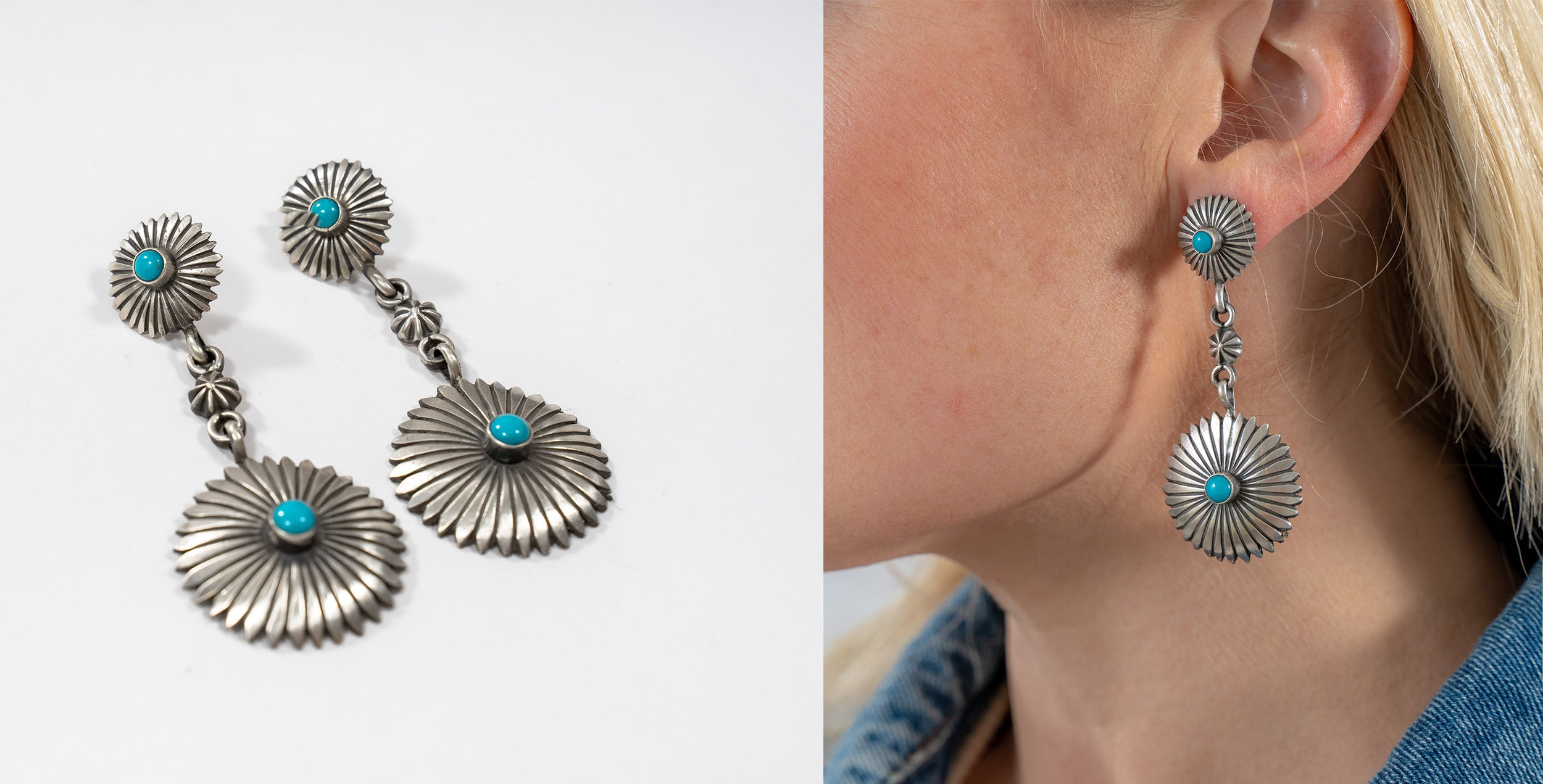Concho Earrings: History and style – Drawnwest