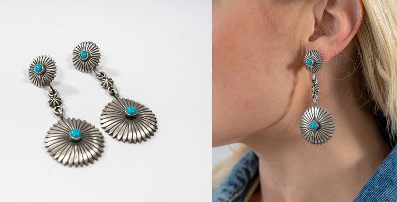 Concho Earrings: History and style