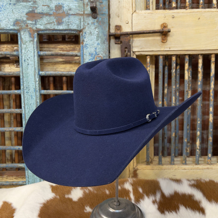 Justin Dagny Midnight Blue Wool Felt Hat