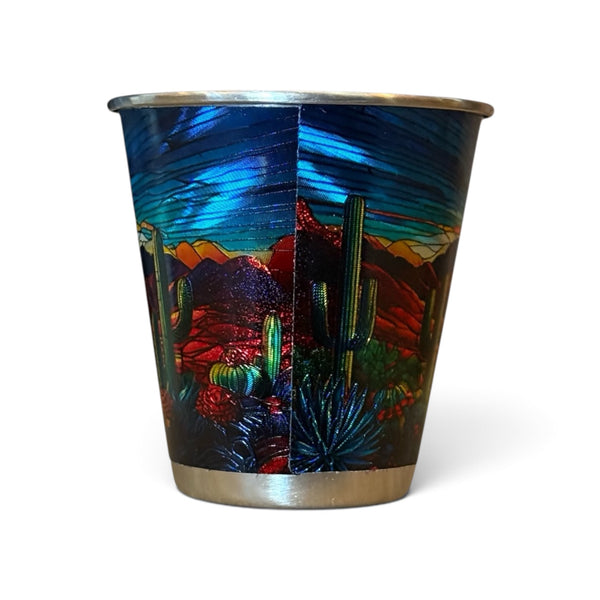 Stained Glass Arizona Shot Glass