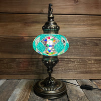 Handmade Half a Heart Turkish Lamps - Multicolored