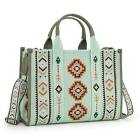 Montana West Aztec Print Crossbody Tote