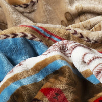 Cactus Plush Travel Blanket