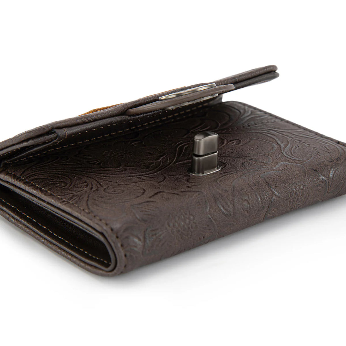 Wrangler Floral Embossed Trifold Wallet