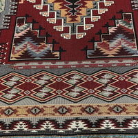 Painted Hills Sunset- Southwest - Cotton Woven Throw Blanket