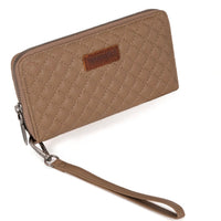 Wrangler Quilted Design RFID Wallet /Wristlet