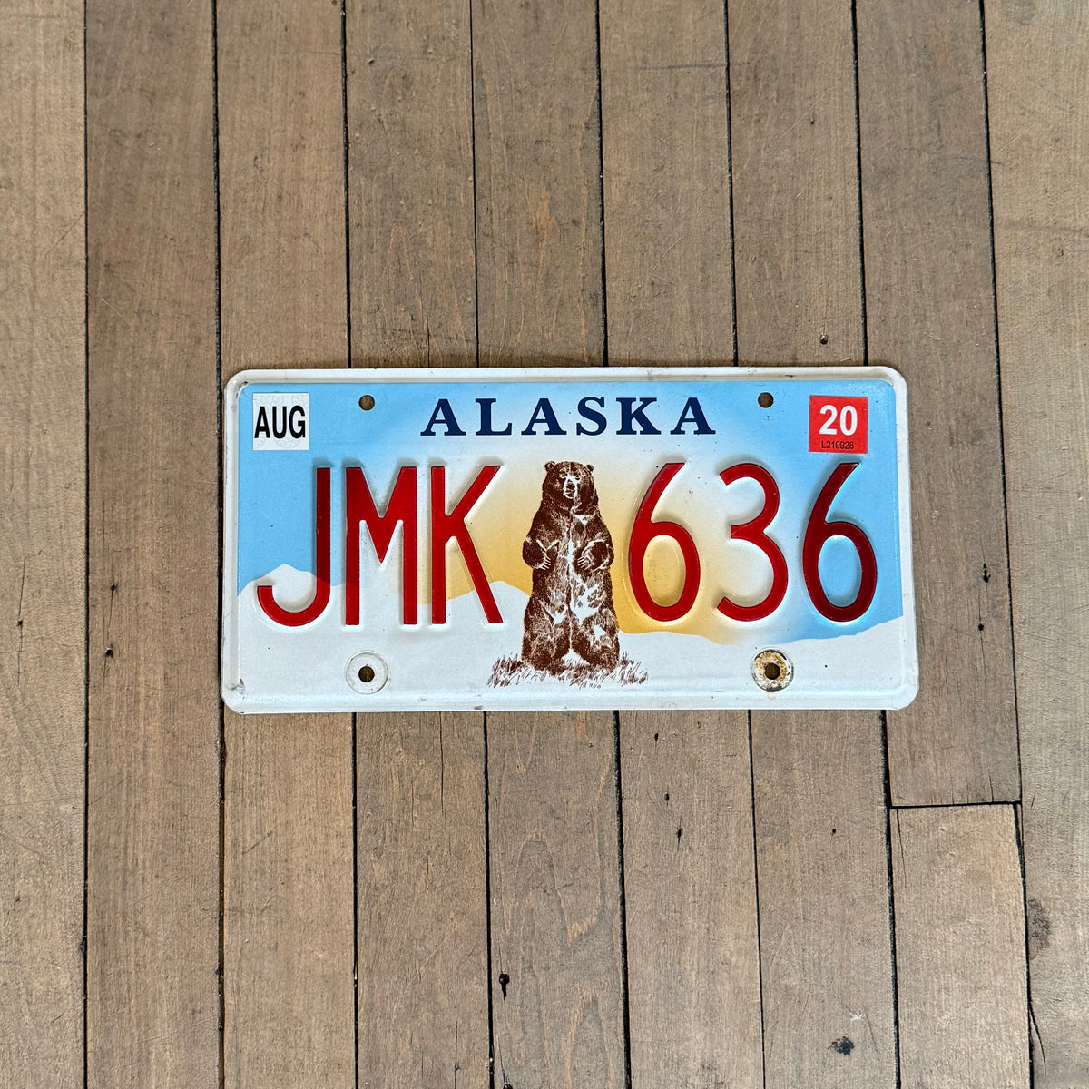 Alaska License Plate