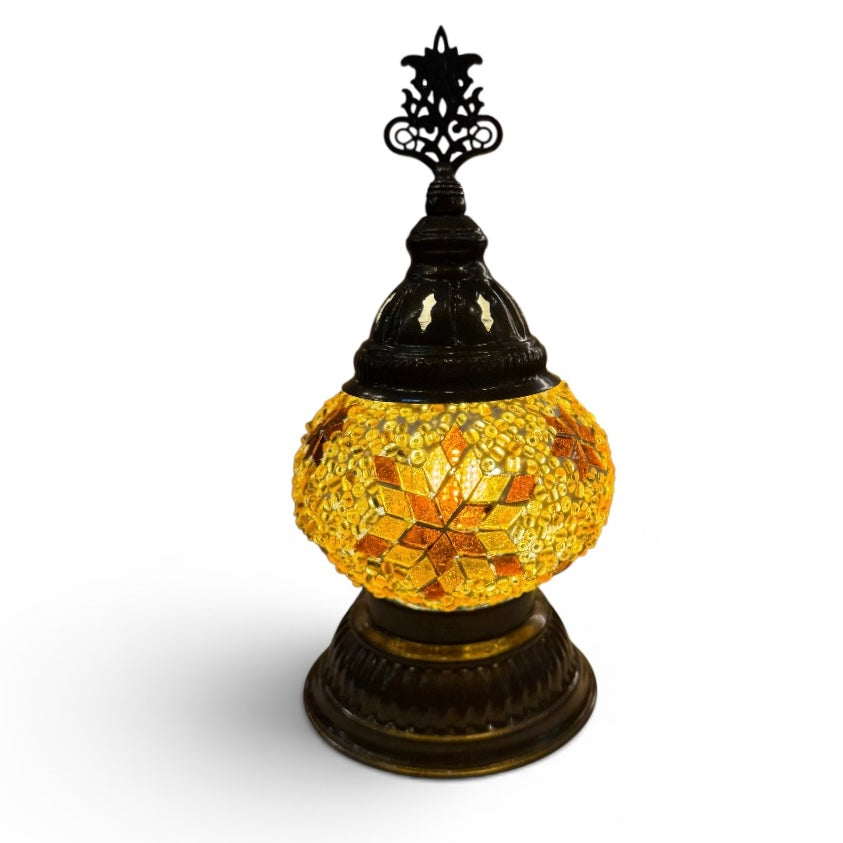 3” Turkish Table Lamp Brown