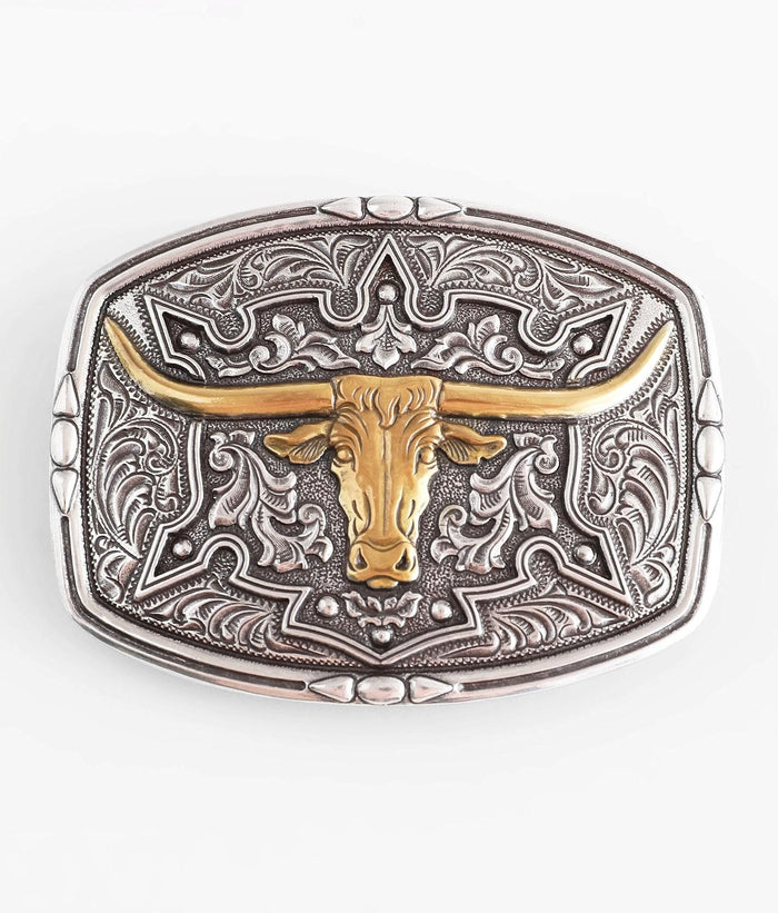 Nocona Men's Golden Longhorn Buckle