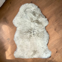 Genuine Sheep Skin Rug - Grey