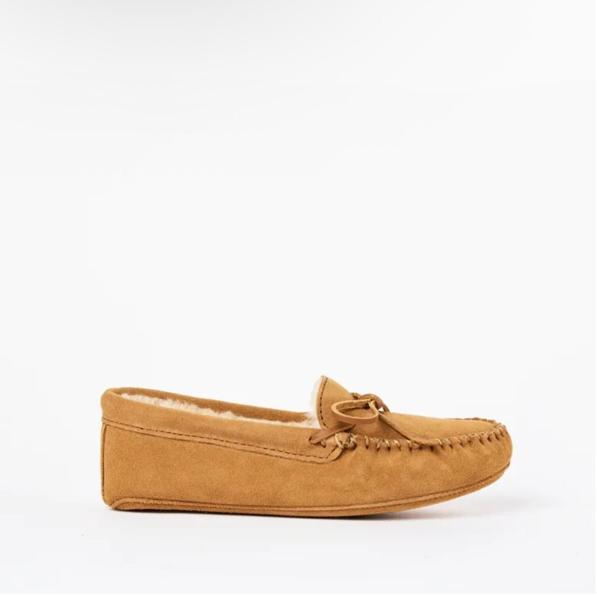 Women's Pile Lined Softsole Minnetonka Moccasins