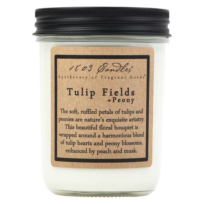 Tulip Fields + Peony Soy Candle
