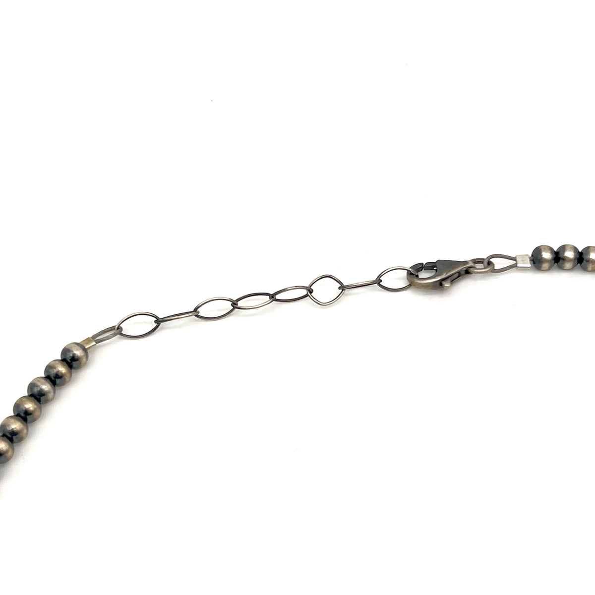 Navajo Pearls Sterling Silver Necklace