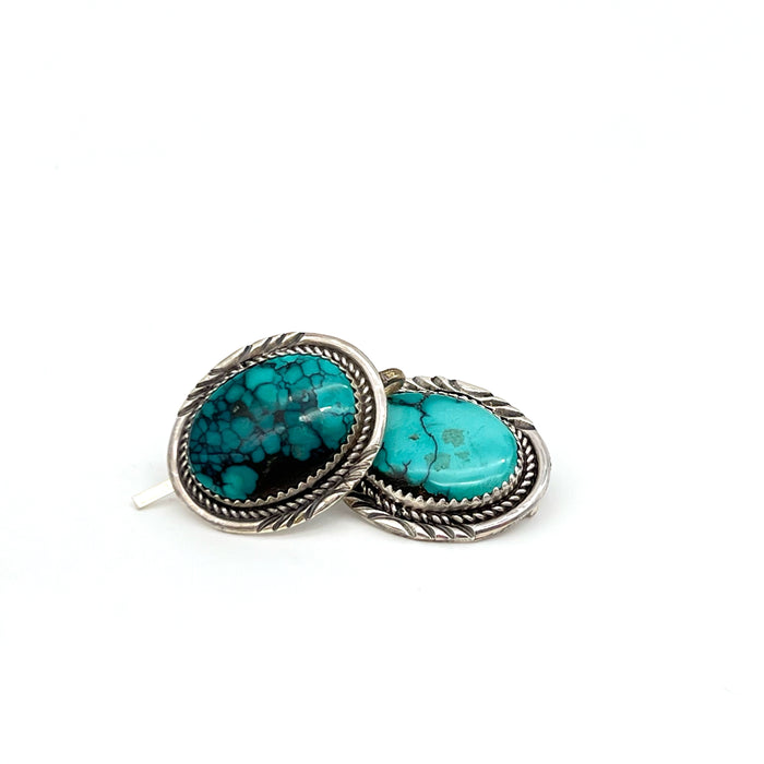 Sterling Silver Turquoise Hat Pin