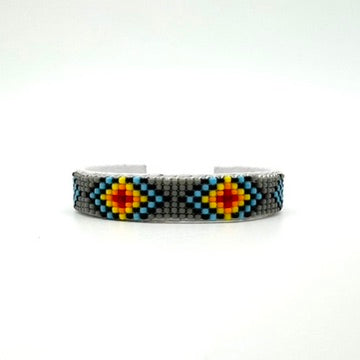 Thin Navajo Made Beaded Bracelet
