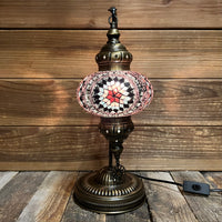 Handmade Half a Heart Turkish Lamps - Purple