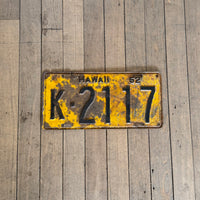 Hawaii License Plate