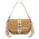 Wrangler Braided Tassel Saddle Crossbody Bag