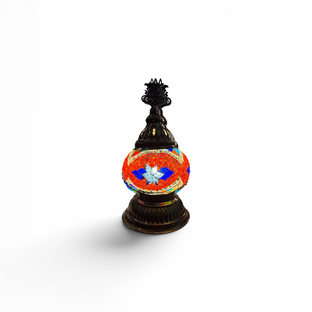 3” Turkish Table Lamp Multicolor