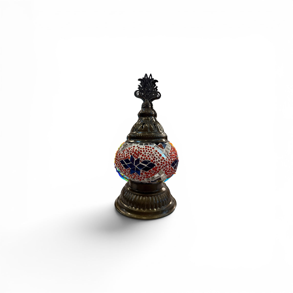 3” Turkish Table Lamp Multicolor
