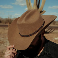 Justin Gallup 2X Fawn Wool Cowboy Hat