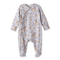 Wild Wrangler Baby Bamboo Zipper Romper
