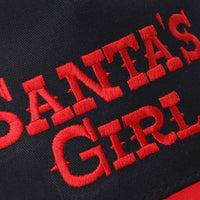 Santa’s Girl Embroidery Trucker Hat