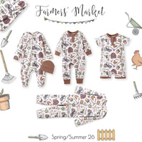 Farmer's Market Bamboo Baby Onesie