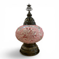 7” Turkish Table Lamp Pink